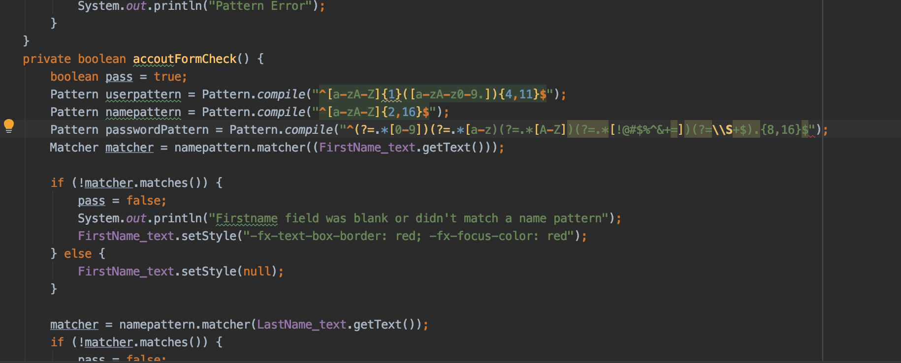 Help with Error with Java code. I have attached an image of