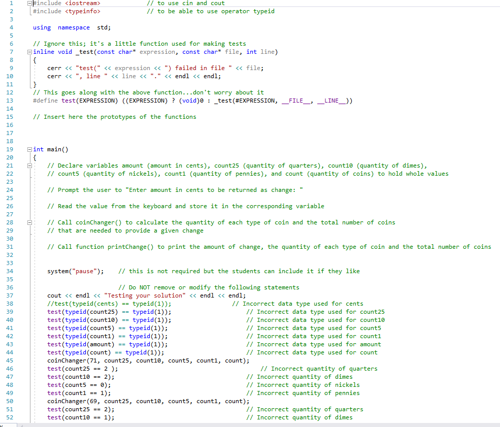  include #include // to use cin and cout // to be