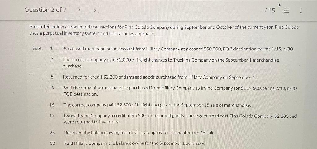 I would like the full step-by-step and also explaination Question 2 of