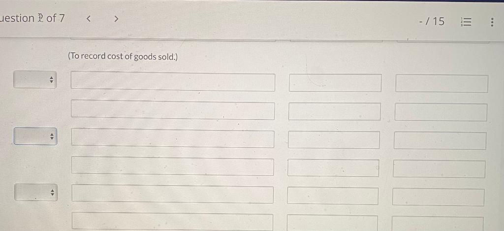 September 1 merchandise purchase, 5 Returned for credit $2,200 of damaged goods