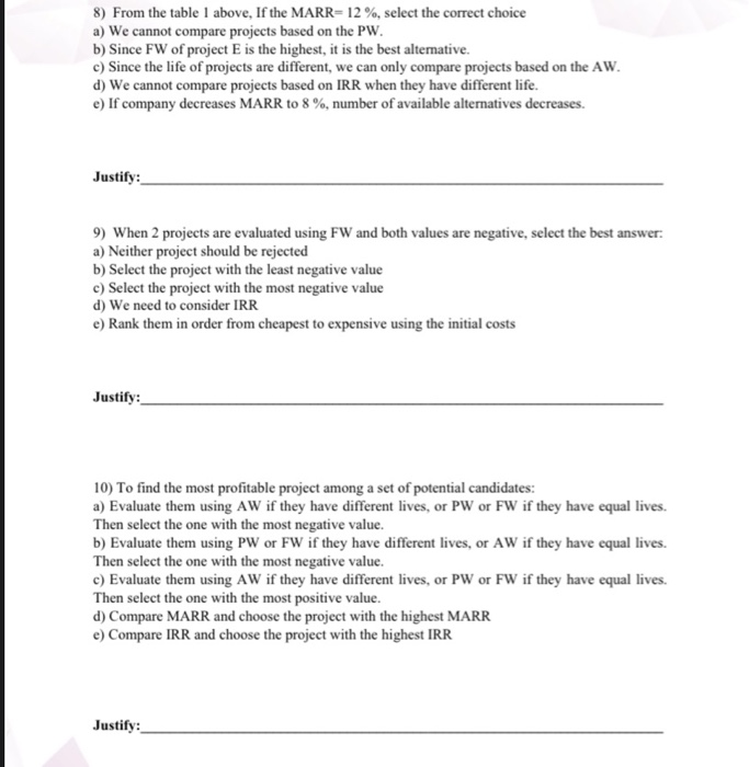 B D E Capital Investment $5,000 $5,250 $5,750 $6,200 $7,500 Annual Revenue