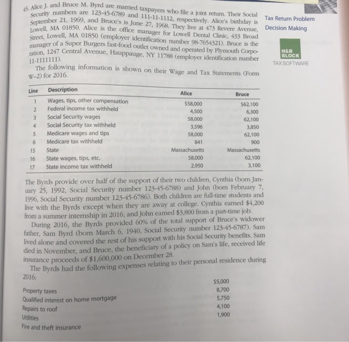  Please provide instructions on how to compute tax return expenses below