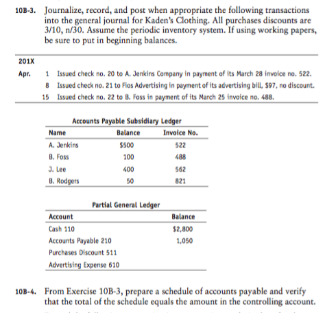 Journalize, record, and post when appropriate the following transactions into the