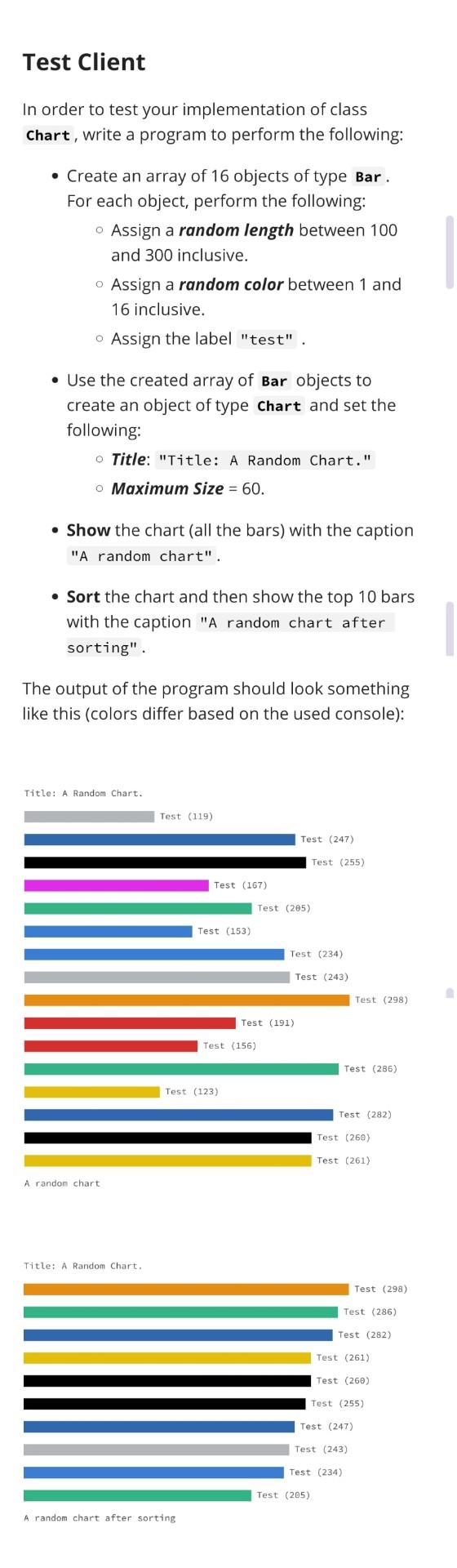 objects of type Bar. This is provided by the user of the