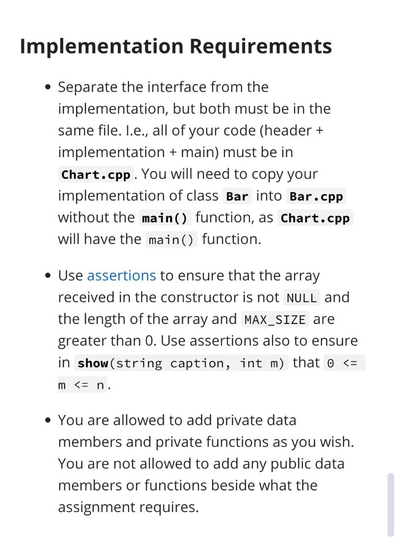 class through the constructor. A title. This is a string that describes