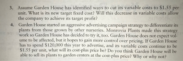 House operates a commercial plant nursery where it propagates plants for garden