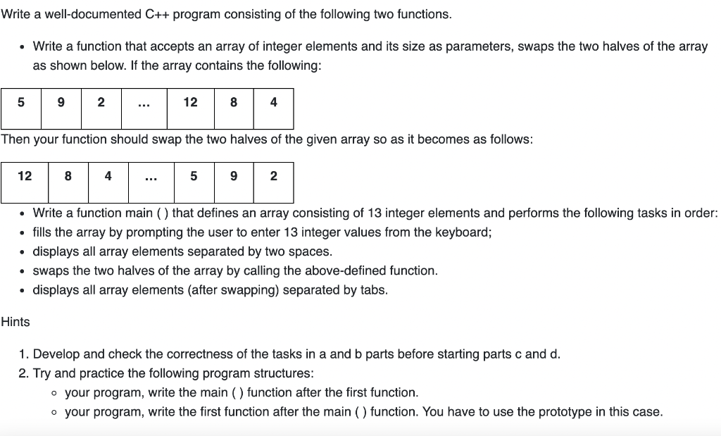 help, please! I need two types of program for this question but
