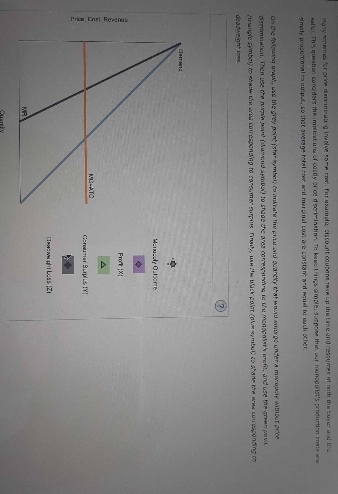 Many schemes for price discriminating involve some cost. For example, discount