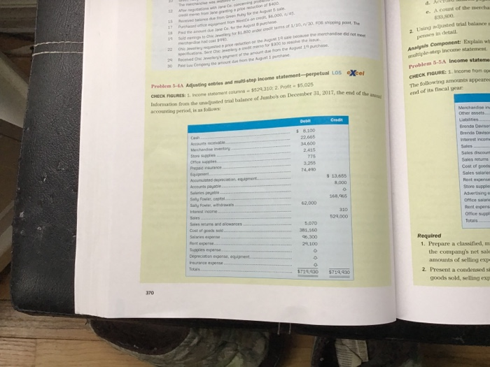  I was wondering if you could help me with problem 5-4A