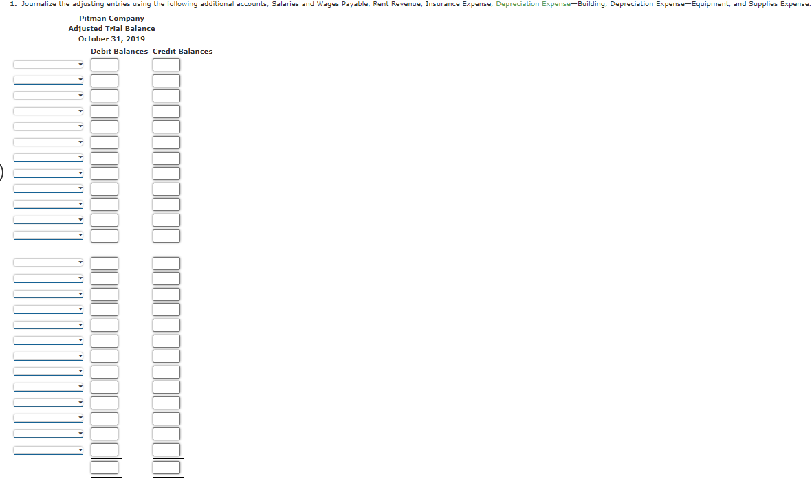 owned and operated by Jan Pitman. On October 31, 2019, the end