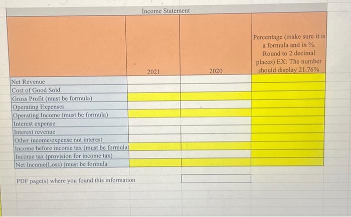 statements just need the yellow STARBUCKS CORPORATION CONSOLIDATED STATEMENTS OF BARNINGS (in