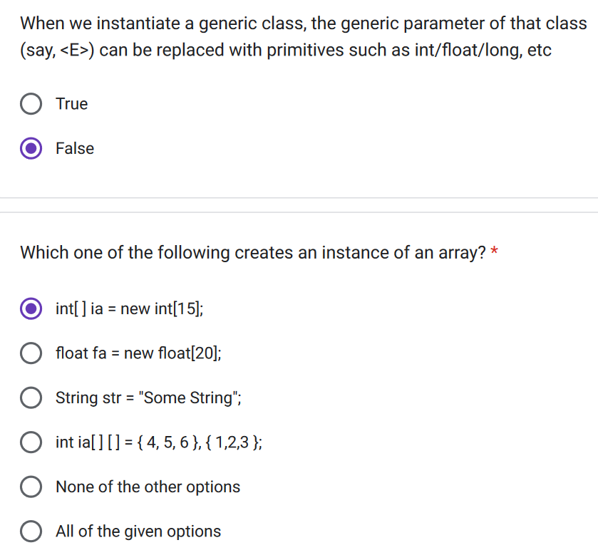  When we instantiate a generic class, the generic parameter of that