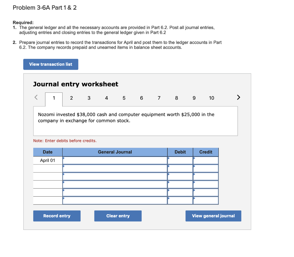 P The following information applies to the questions displayed below.] On April
