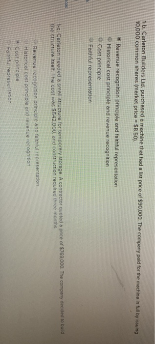 A contractor quoted a price of $769,000. The company decided to build