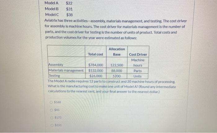  $31 Model A $22 Model B Model $38 Aviatrix has three