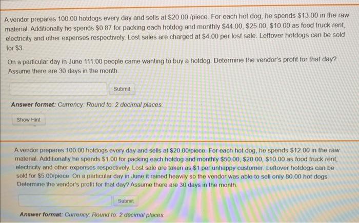 can someone please help! You run a school in Florida. Fixed monthly