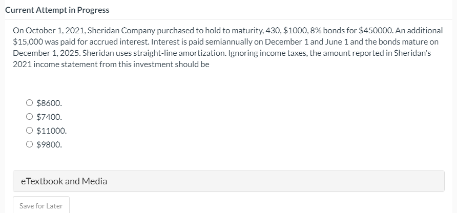 purchased $1550000 of 11% bonds of Scott Company on January 1, 2021,