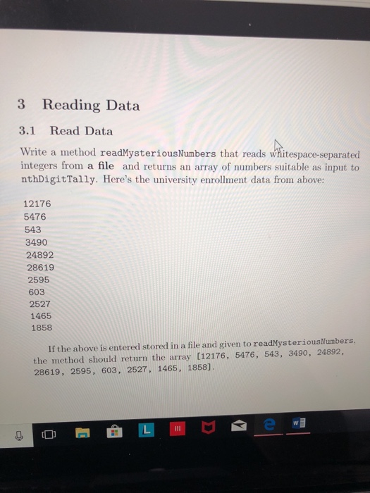  Please help solve this by using JAVA Show me the OUTPUT