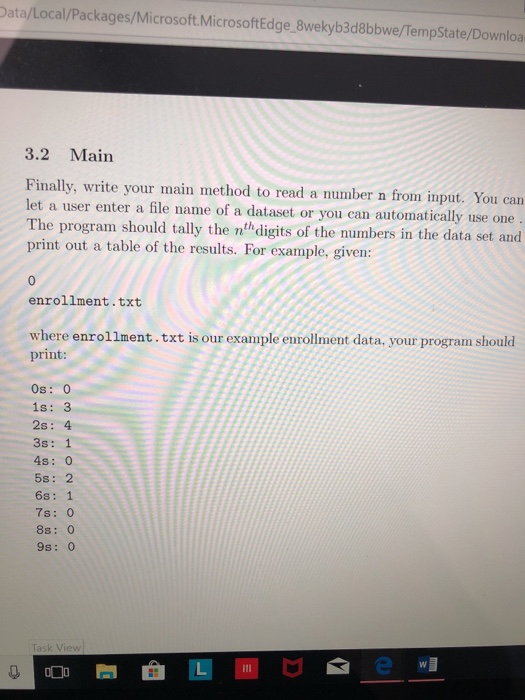 also! Thanks in advance! 3 Reading Data 3.1 Read Data Write a