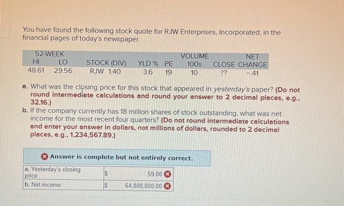 May someond please help! I keep on getting the wring answer. You