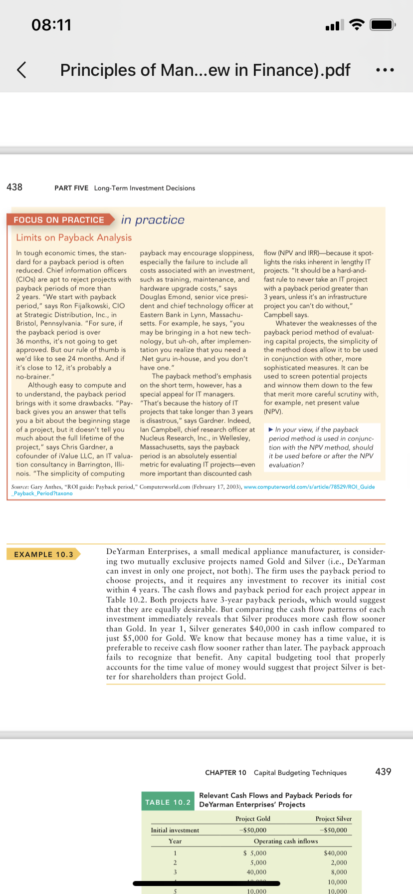 by Word PG 438 iN PRACTICE , ANSWER THE QUESTION BELOW THAT