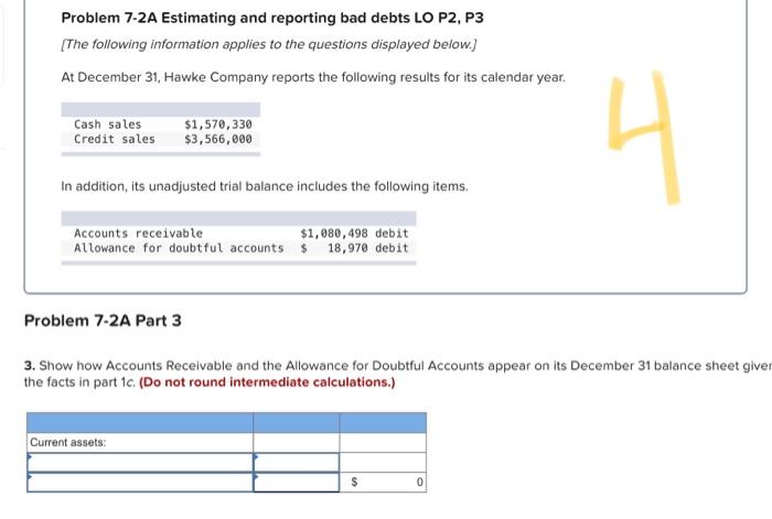 Hawke Company reports the following results for its calendar year. Cash sales