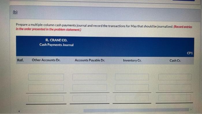 sold was $4,760. 3 Purchased merchandise for $7,210 from J. Moskos using