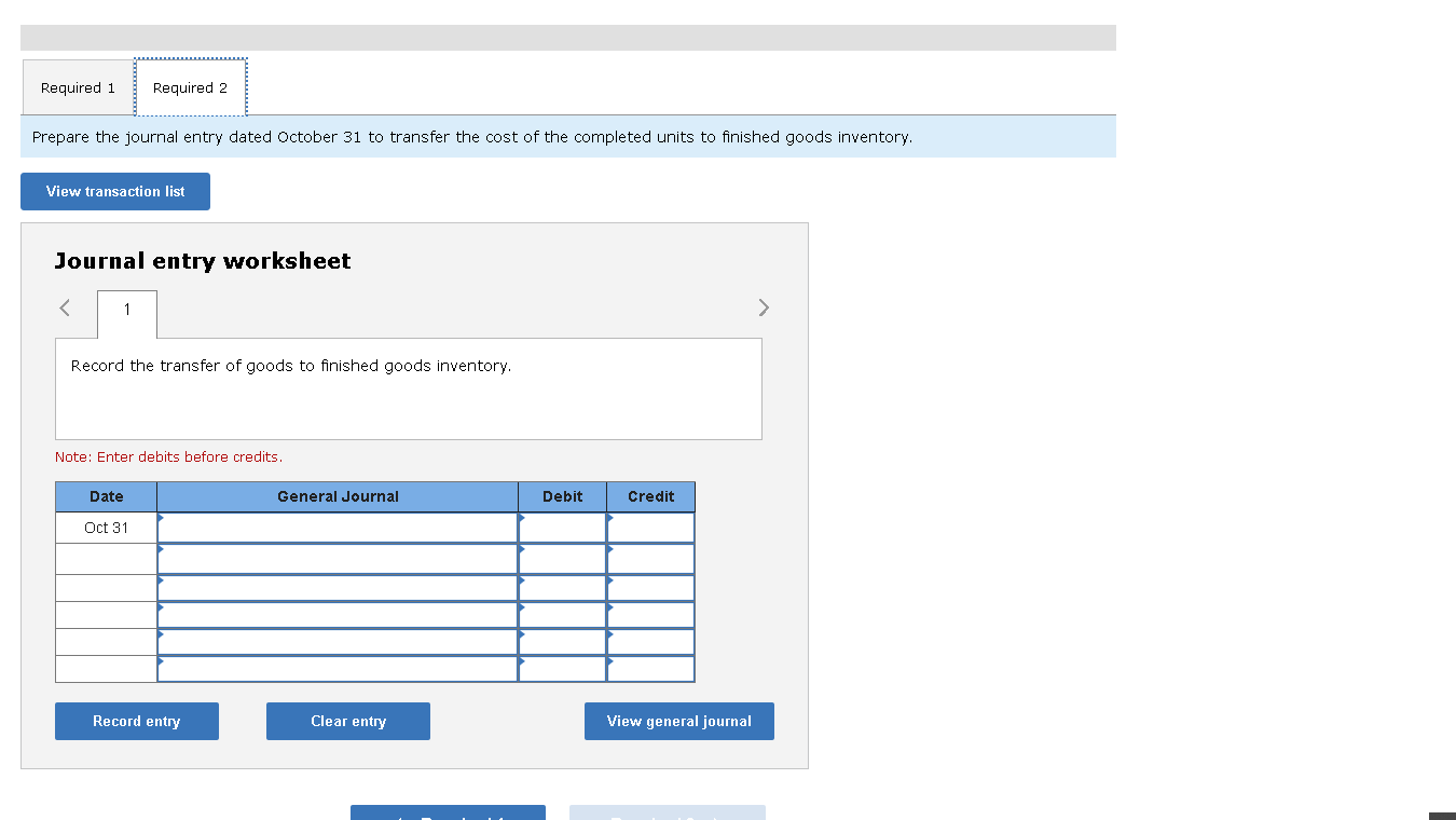 Direct materials are added at the start of production, and conversion costs