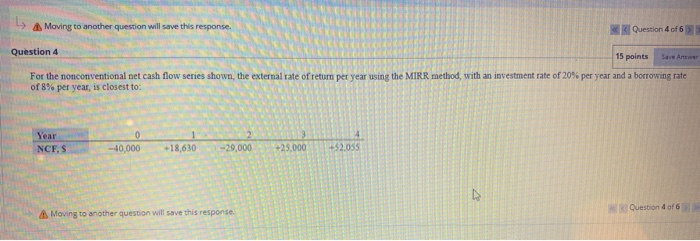 1 3 For the net cash flow and cumulative cash flows shown,