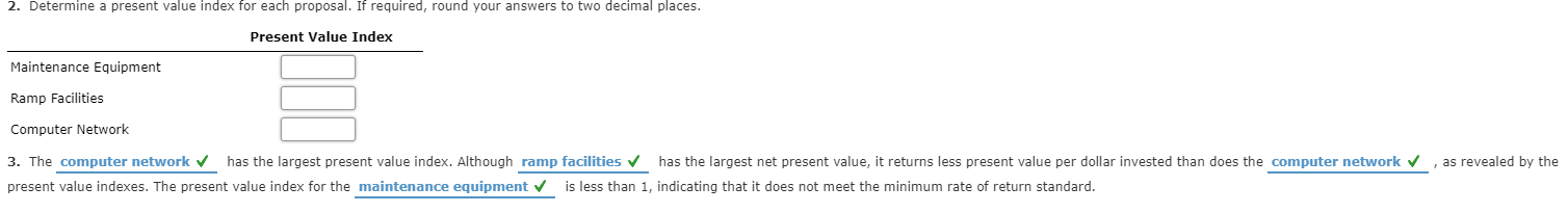 in. Net Present Value Method, Present Value Index, and Analysis for a
