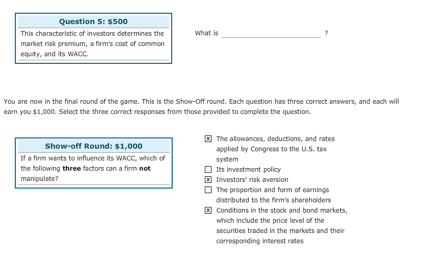 expected cost of a firm's new debt. Question 2: $200 When evaluating