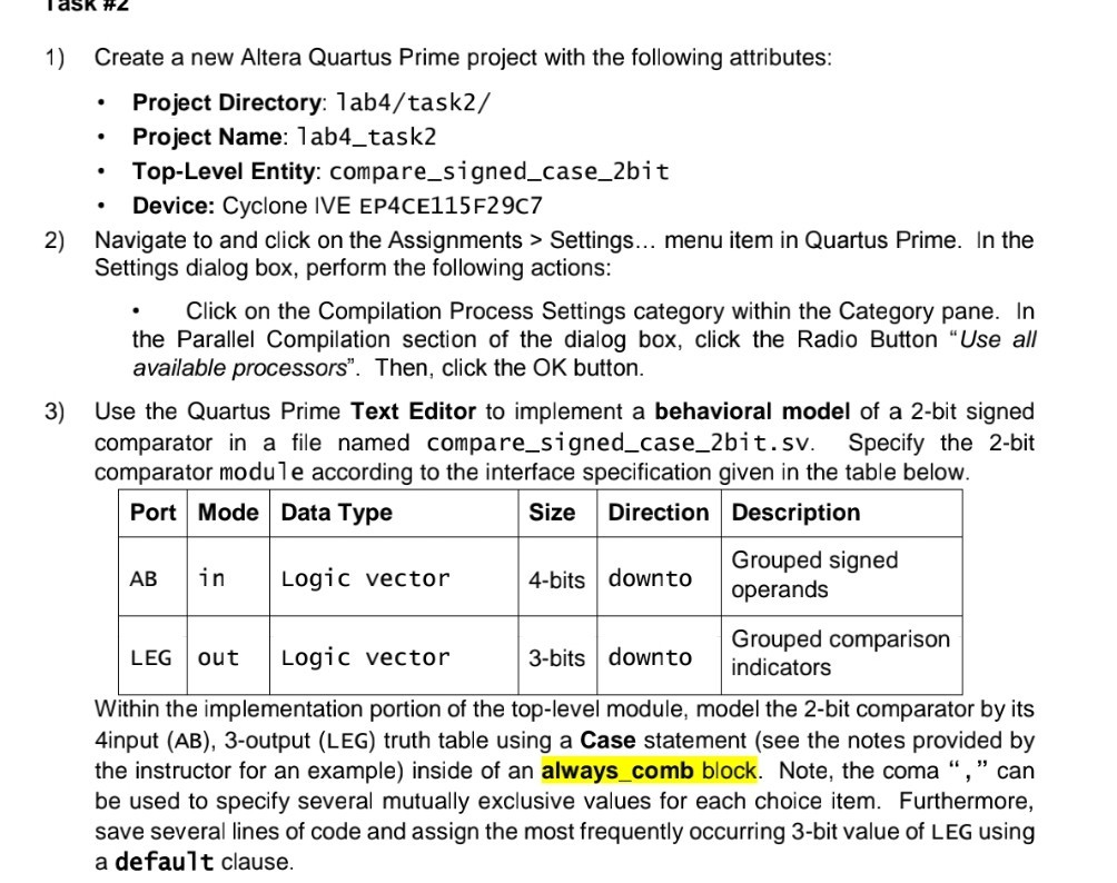  please do 1, 2, 3 ask #2 1) Create a new