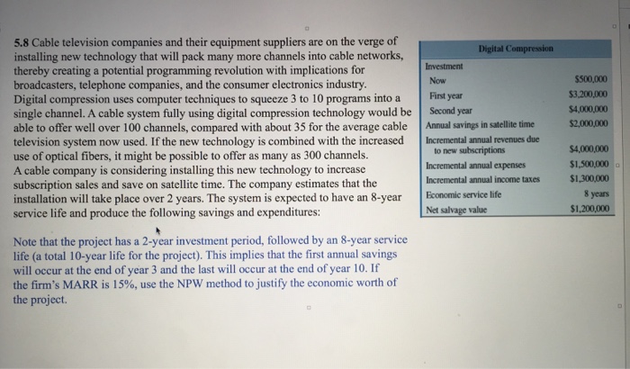  1. 2. These two question are from contemporary engineering exonomics 4th.