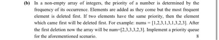 this is in reference to c language (data structures) (b) In a