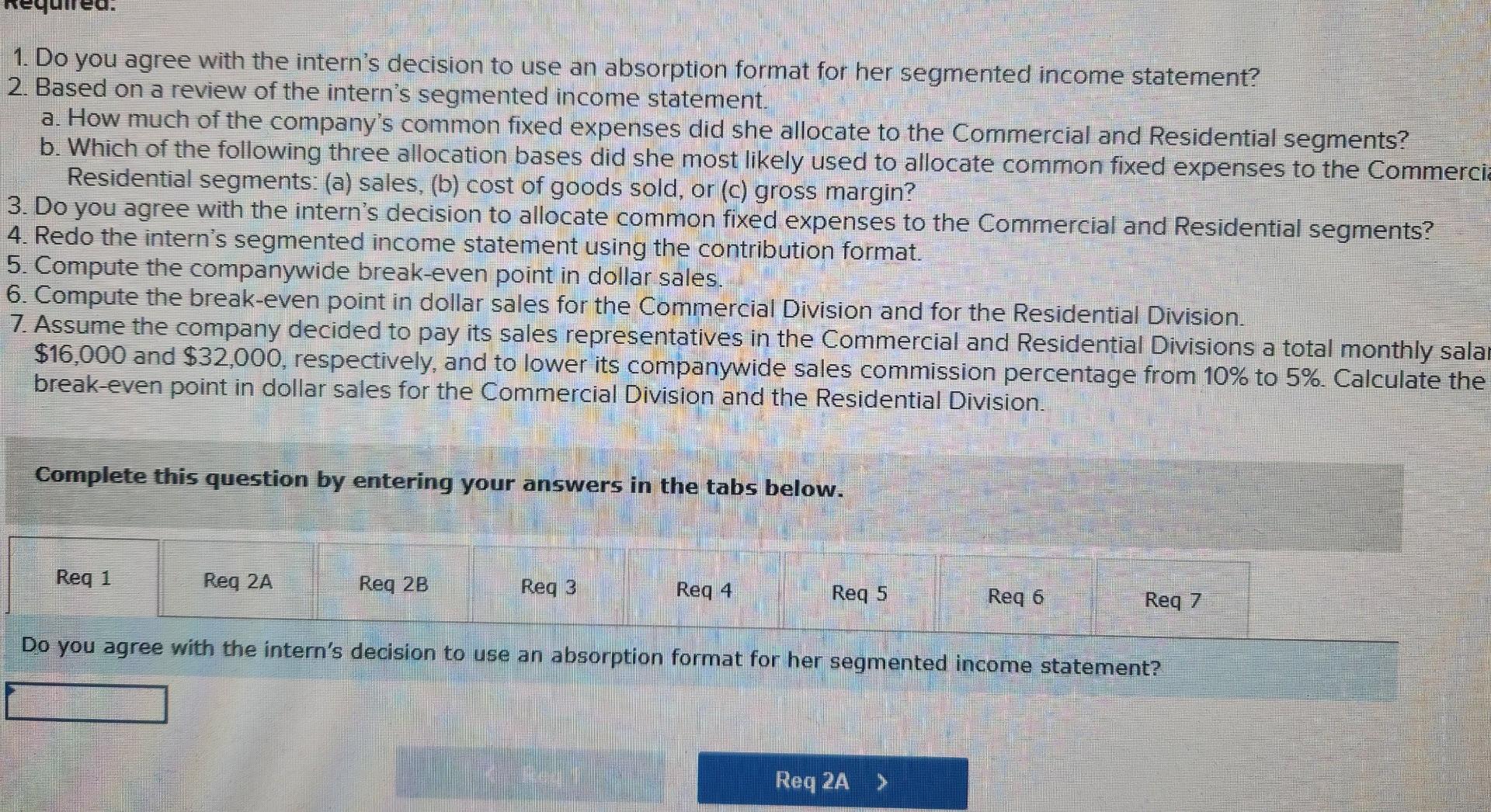(a) sales, (b) cost of goods sold, or (c) gross margin? 3.