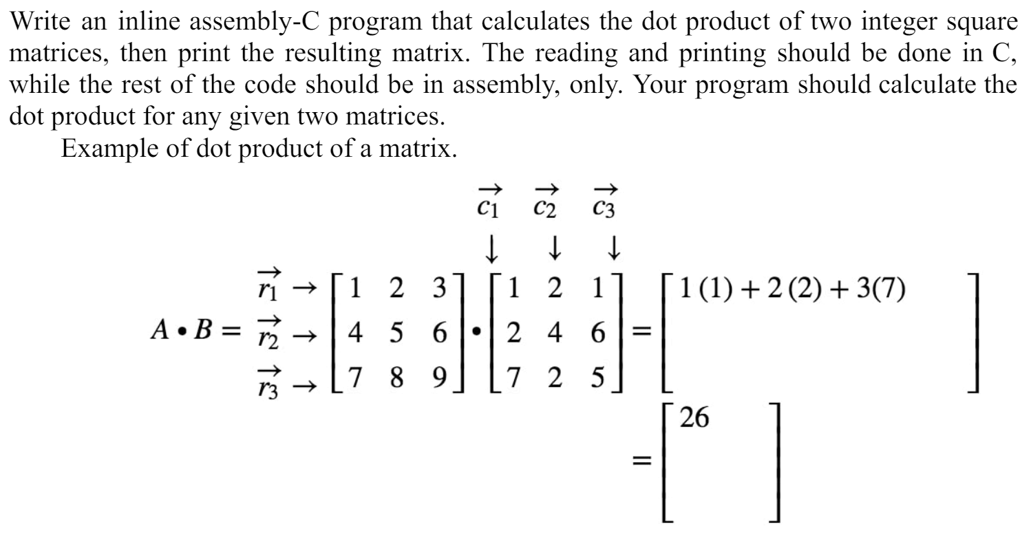  Write an inline assembly C program 