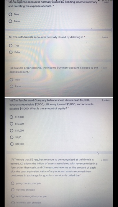a T-account is always the credit side, while the right side is