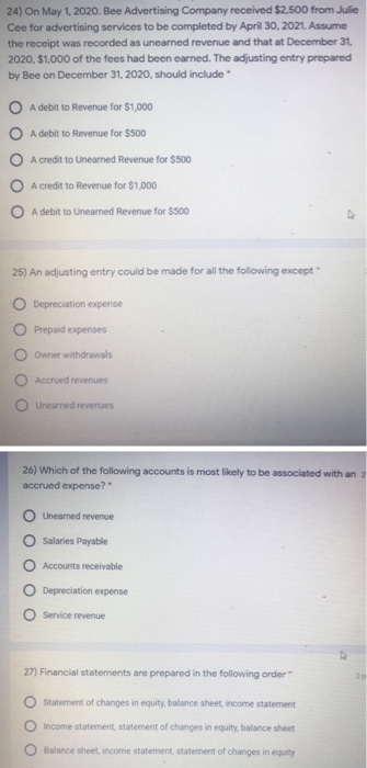 9) Prepaid Insurance is an expense account which is used for recording