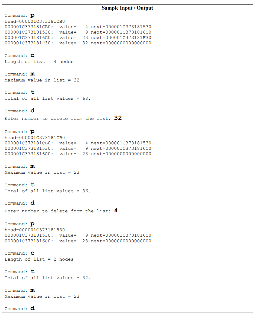 Specification File (IntList.h) In the IntList.h file, declare a class named IntList.