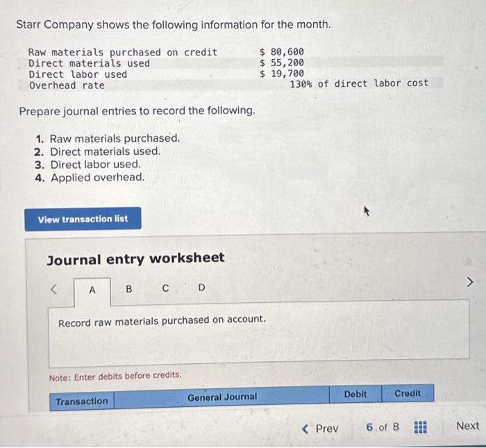 hello, need help on these please!! Starr Company shows the following information