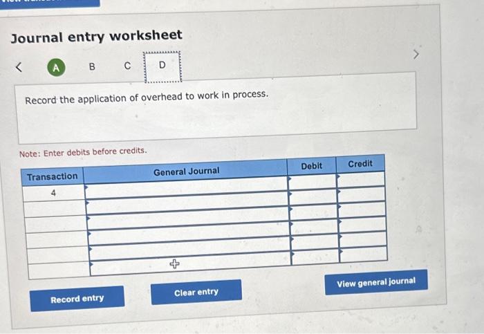 shows the following information for the month. Prepare journal entries to record