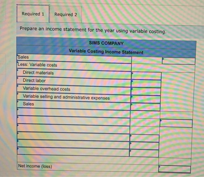 P2 Sims Company, a manufacturer of tablet computers, began operations on January