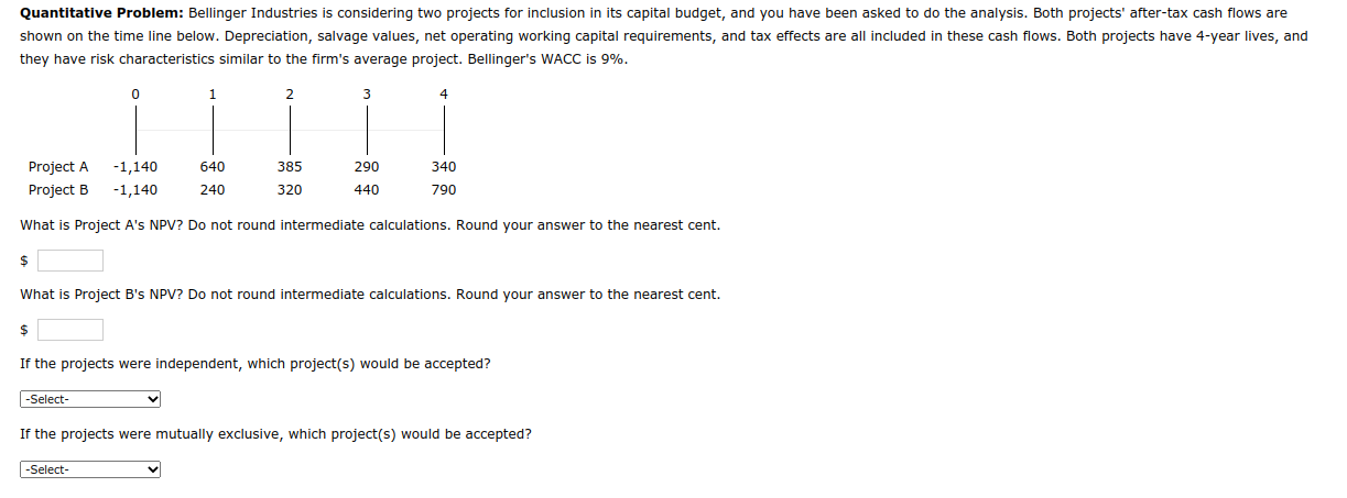Please answer both questions CORRECTLY. P.S. - under both of the "select"