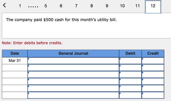 The company received $3,500 cash as partial payment for the work completed