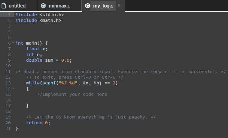is given you just have to code the lines where it says