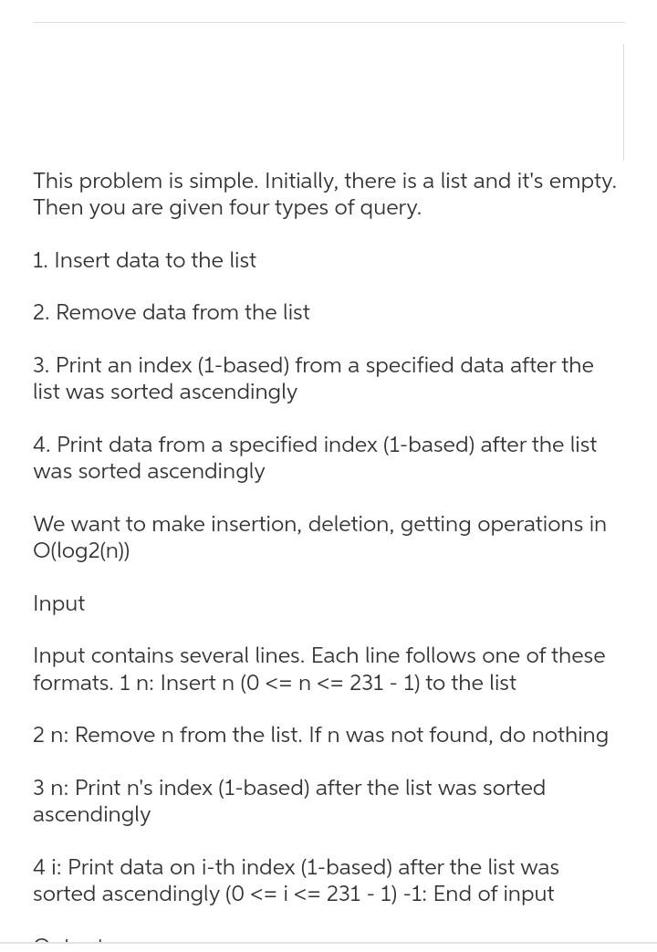  please, I need the answer in C++ This problem is simple.