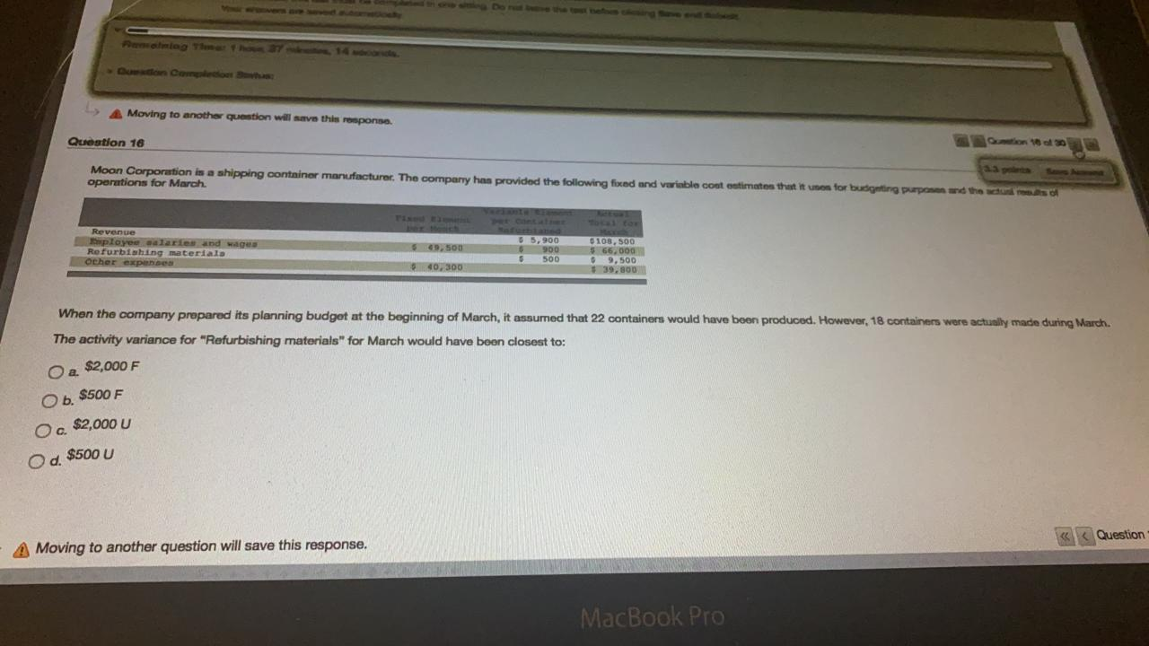 use for budgeting purpone and the actual reatha operations for March. Revenue