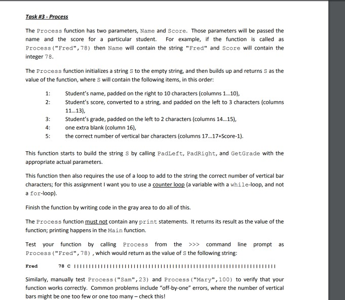  Python, please tell me how to do this task. Proces5 The