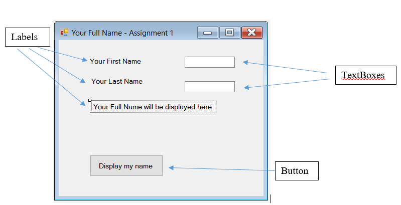 Visual Basic In this assignment you create a small project where you
