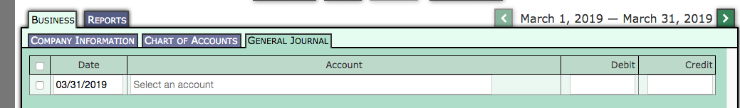 listed under the Transactions tab are the adjustments required as a result